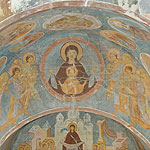 Mother of God Representation with Archangels