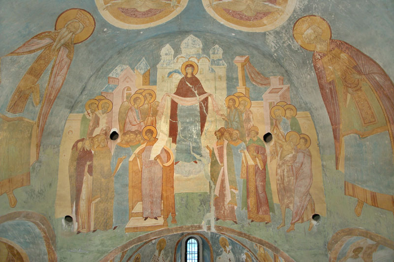 Dionisy's frescoes. Protection (Intercession) of Mother of God