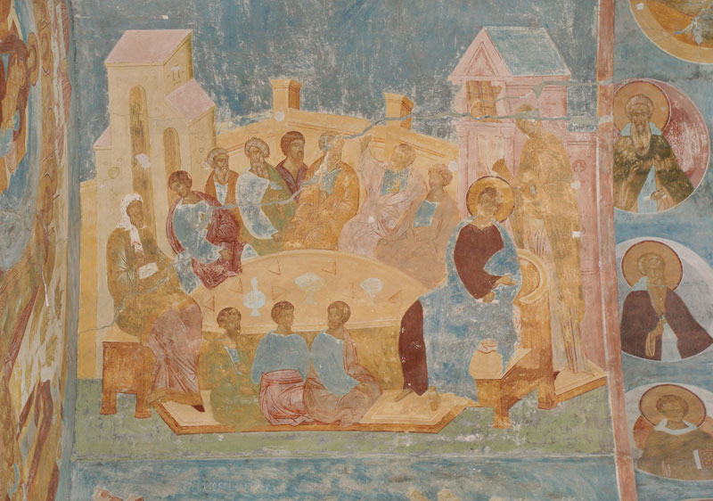 Dionisy's frescoes. Feast in the House of Simon the Leper