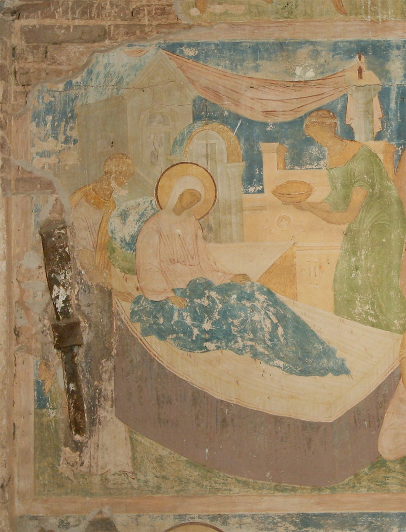 Dionisy's frescoes. Nativity of the Mother of God