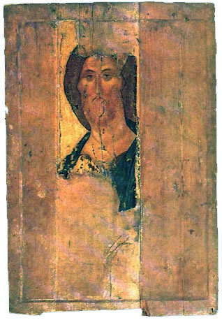 Christ the Redeemer. Zvenigorod Tier. Andrei Rublev