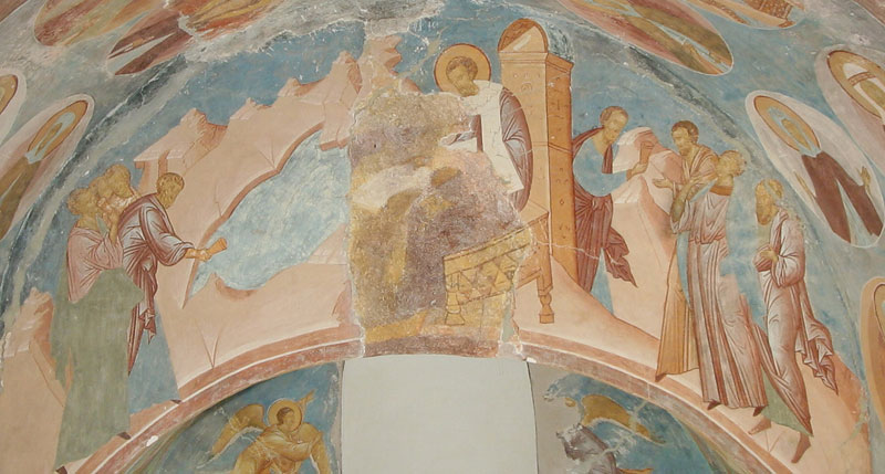Dionisy's frescoes. Teaching of John Chrysostom