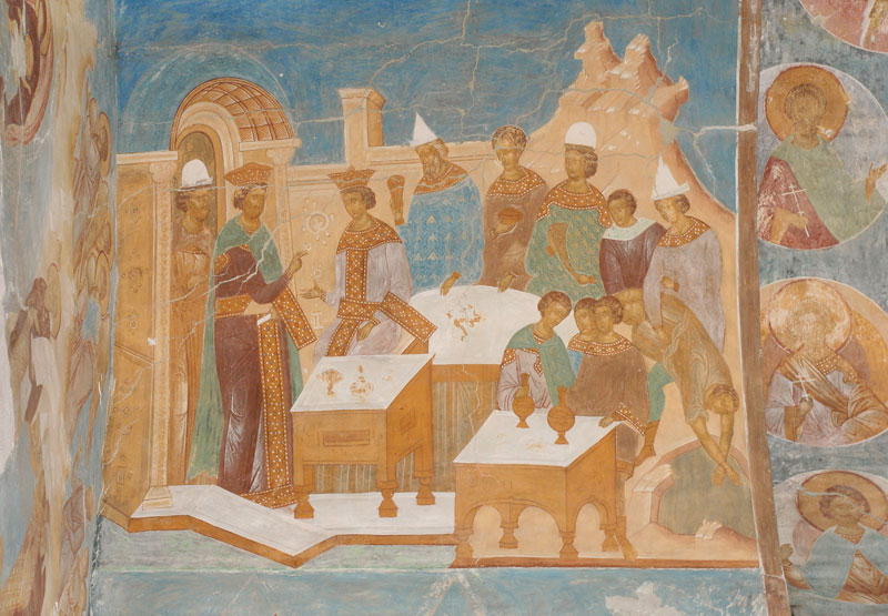 Dionisy's frescoes. Parable of the Wedding Feast