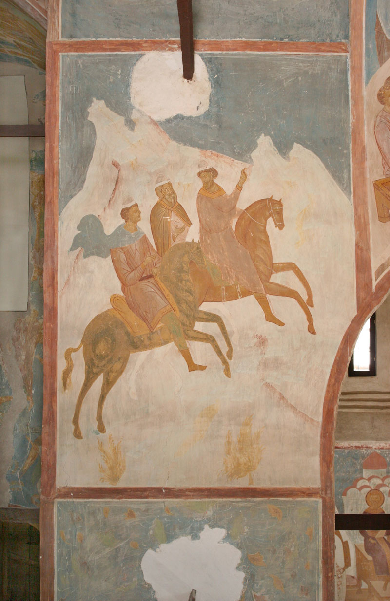 Dionisy's frescoes. “Beholding the Godward-pointing Star, the Magi...” (Akathist. Kontakion 5)