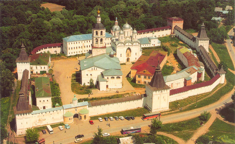 A view of the St. Paphnutius Borovsk Monastery