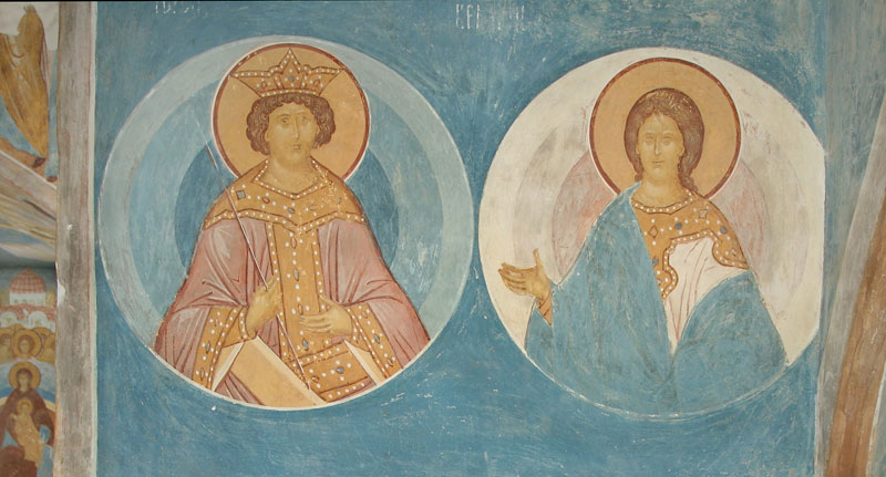 Dionisy's frescoes. Forefathers Joseph and Benjamin