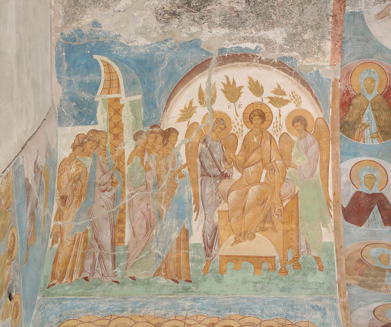 Dionisy's frescoes. Parable of Wise and Foolish Virgins