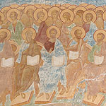 Apostles and Angels in composition Last Judgement
