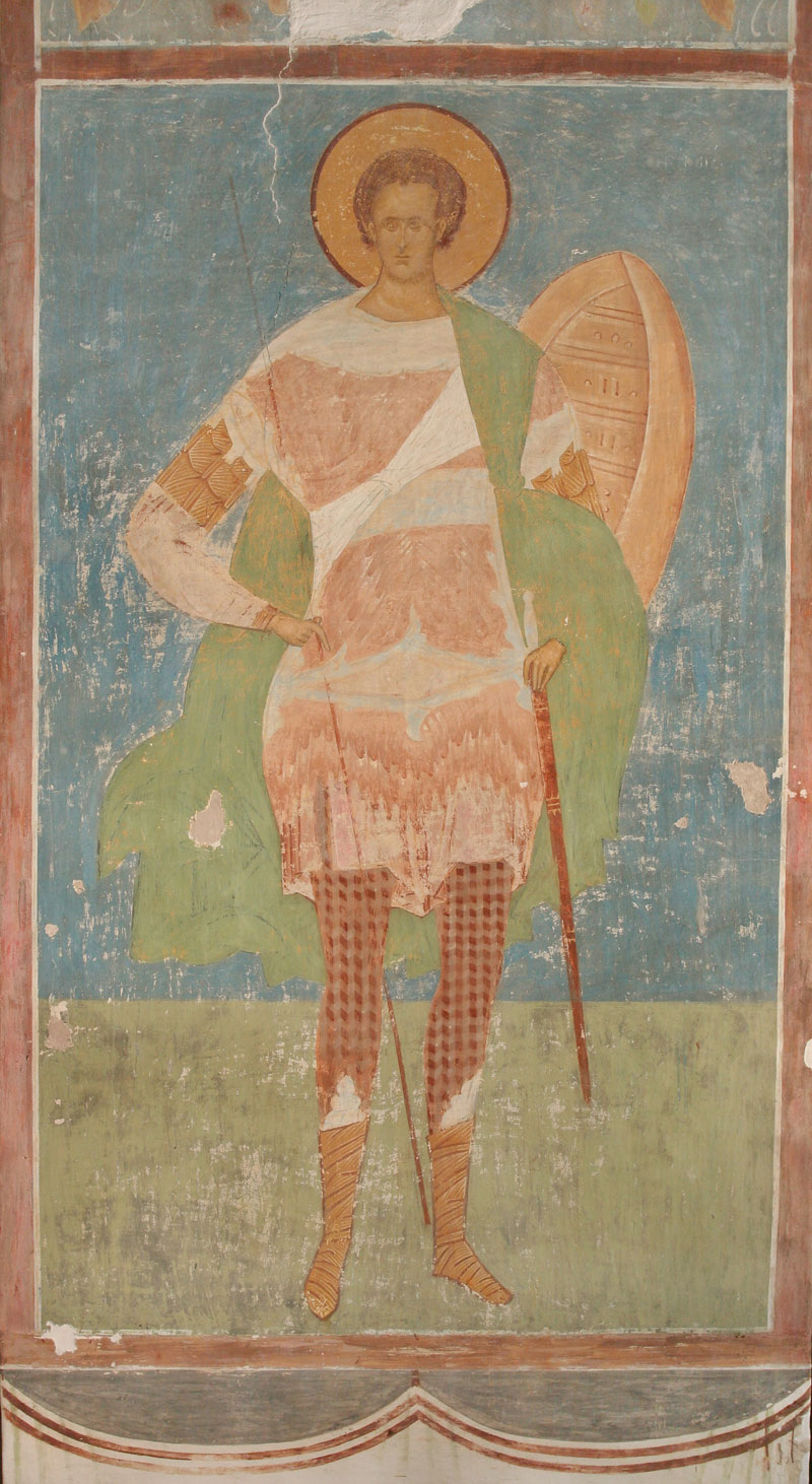 Dionisy's frescoes. Great Martyr Demetrios of Soluncia
