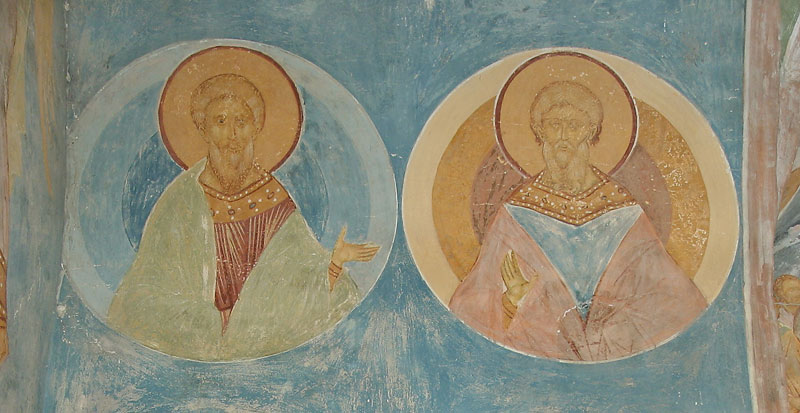 Dionisy's frescoes. Forefathers Naphtali and Asher