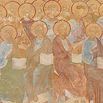 Апостолы и ангелы из композиции «Страшный суд»