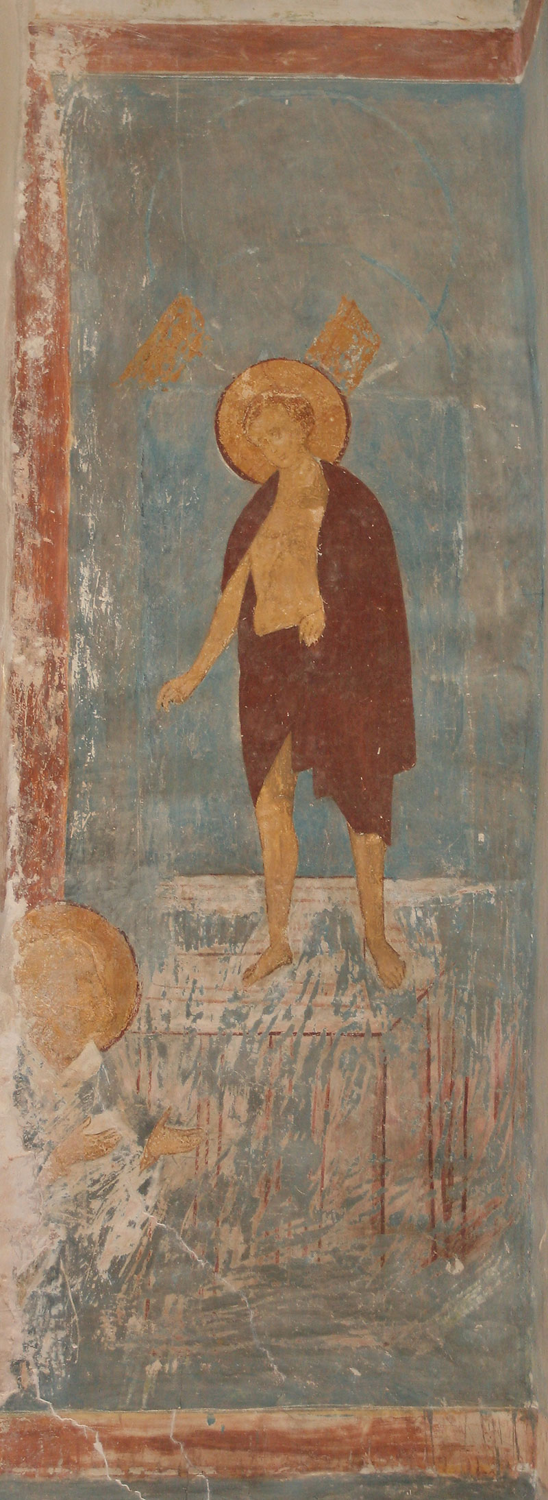Dionisy's frescoes. Vision of Christ in torn clothes by Peter of Alexandria