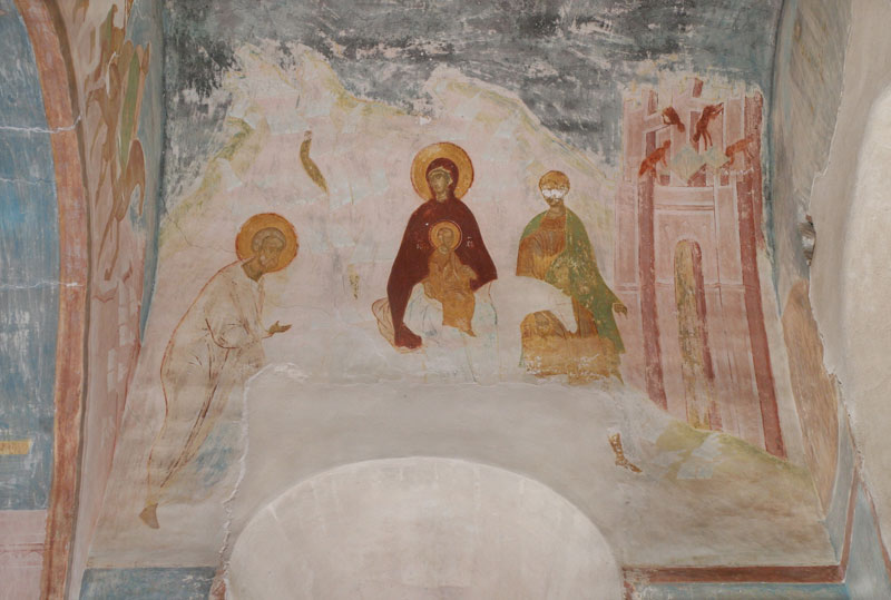 Dionisy's frescoes. “Having shed the light of truth in Egypt…” (Akathist, Eikos 6)