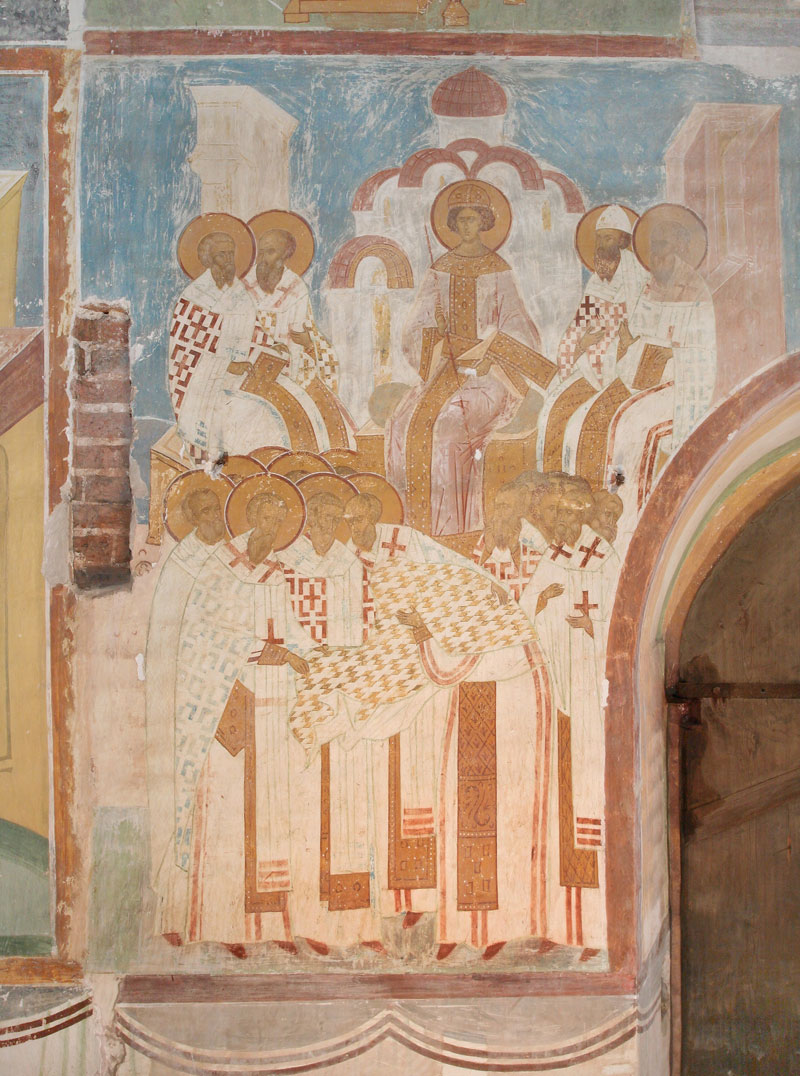 Dionisy's frescoes. The Third Ecumenical Council