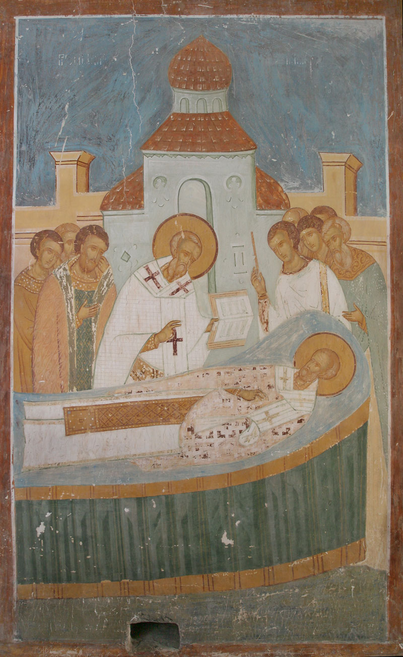 Dionisy's frescoes. Assumption of Saint Nicholas
