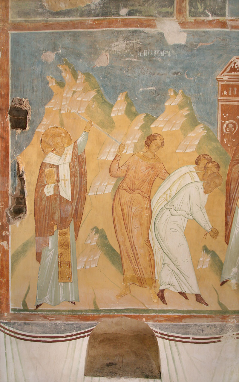 Dionisy's frescoes. Saint Nicholas Stops Execution