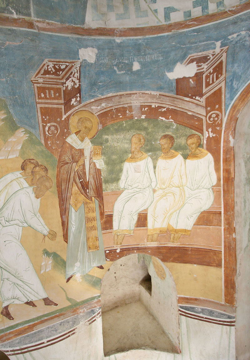 Dionisy's frescoes. Apparition of Saint Nicholas to Prisoners