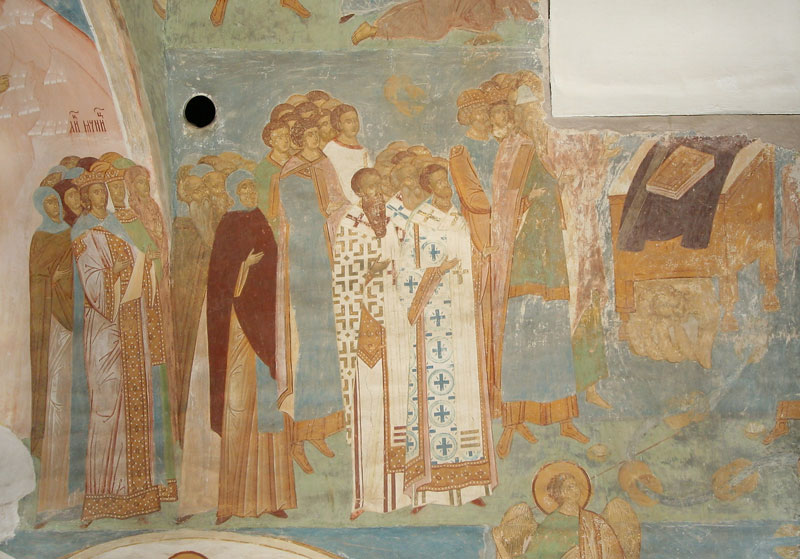 Dionisy's frescoes. Procession of the Righteous. The Last Judgement