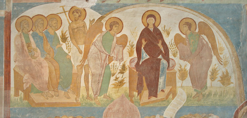 Dionisy's frescoes. Theotokos in Paradise. The Last Judgement