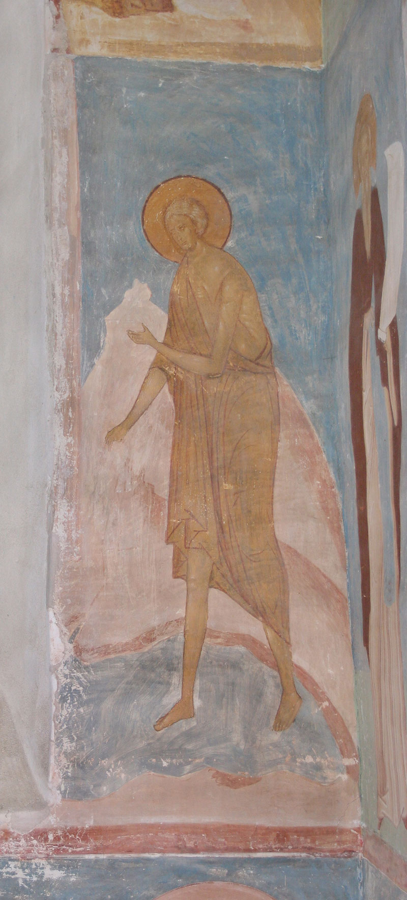 Dionisy's frescoes. Saint Mary of Egypt. Holy Communion of Saint Mary of Egypt