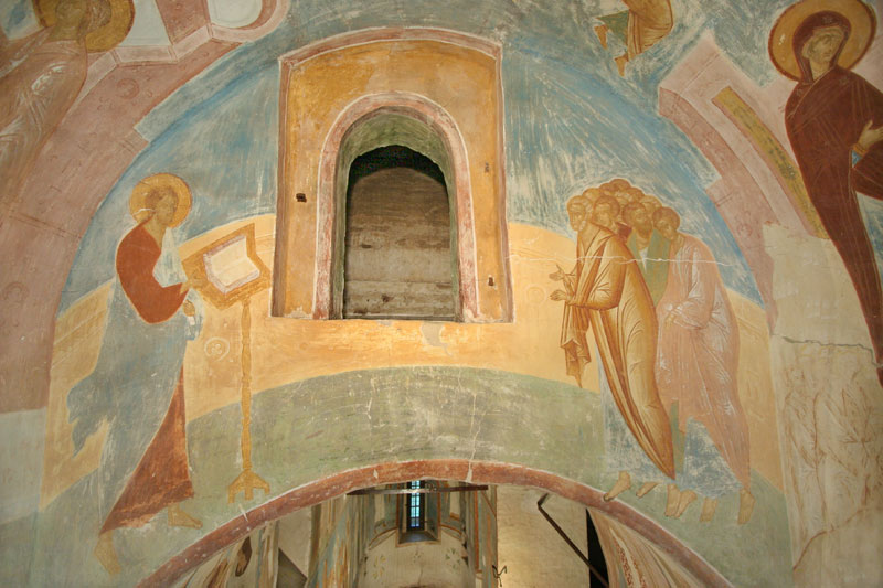 Dionisy's frescoes. “New was the Creation which the Creator showed to us...” (Akathist. Eikos 7)