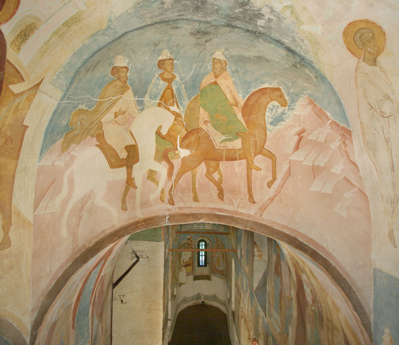 Dionisy's frescoes. “Having become God-bearing heralds, the Magi...” (Akathist, Kontakion 6)
