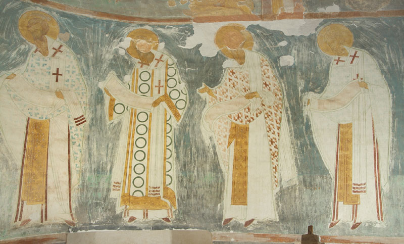 Dionisy's frescoes. Liturgy of Church Fathers