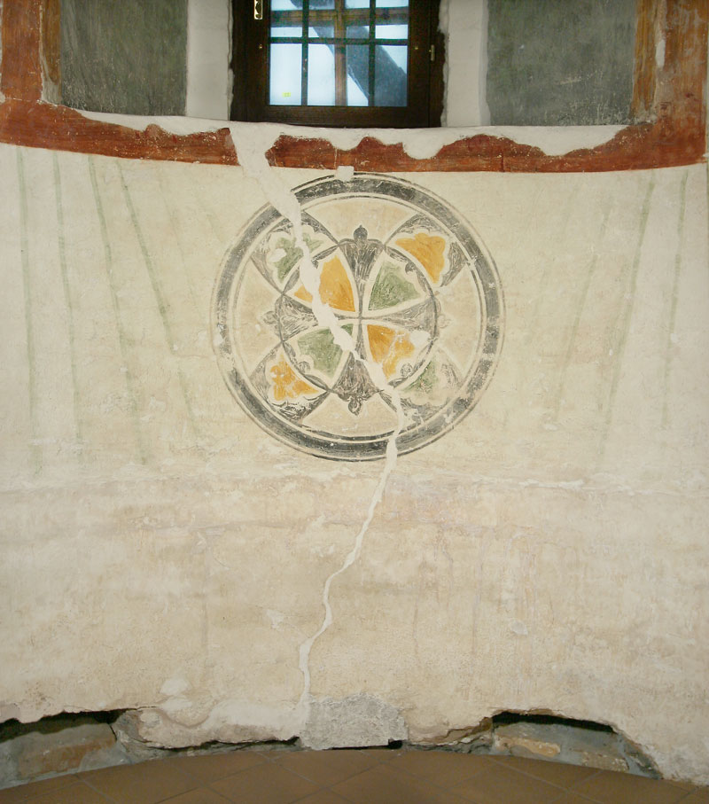Dionisy's frescoes. Central Altar Apse, Medallion under the Window