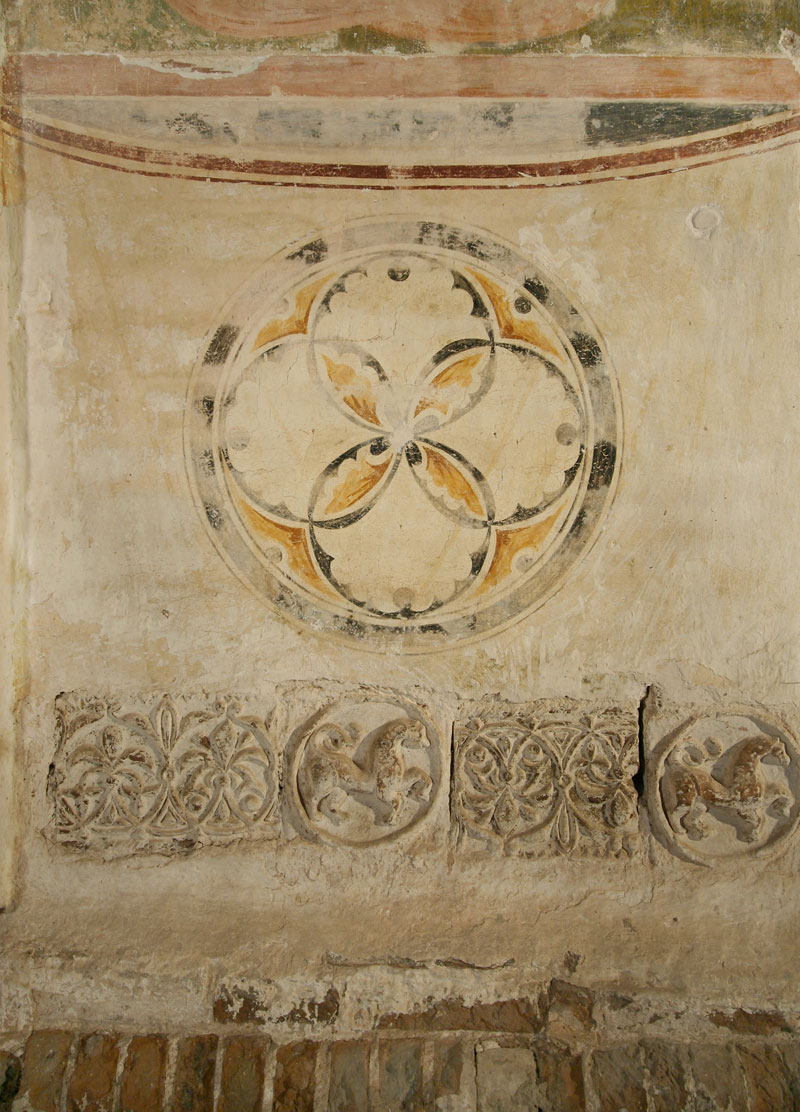 Dionisy's frescoes. Outside Fresco of the Western Portal to the North of the Doors