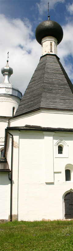 The Church of St. Martinian. The church was built over the tomb of the second founder of the St. Ferapont Belozero Monastery St. Martinian